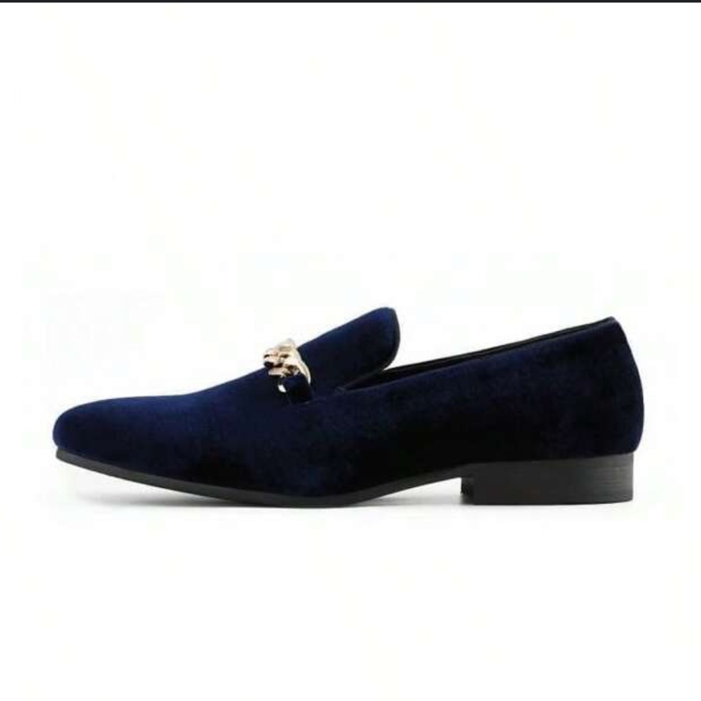 Steve Madden Amila Fay size 10 men’s blue‎ velvet shoes